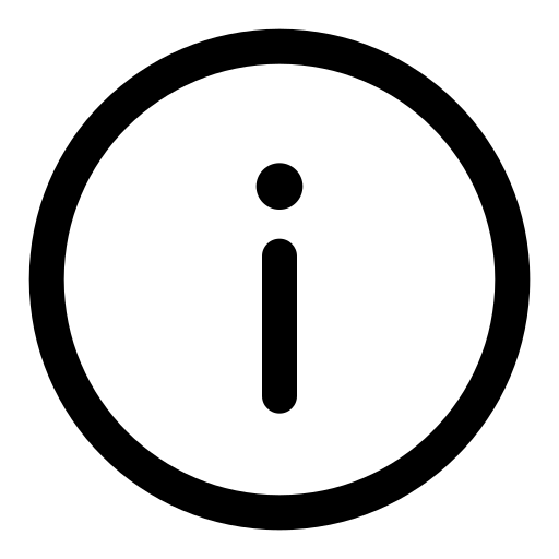 Icon "i" für Information